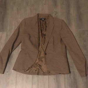 Mango Vintage oversized checked blazer